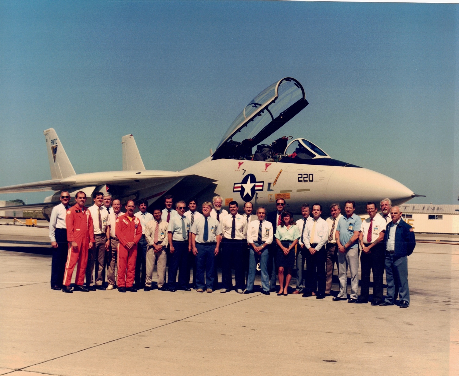 F-14 flight test team at Pt Mugu
